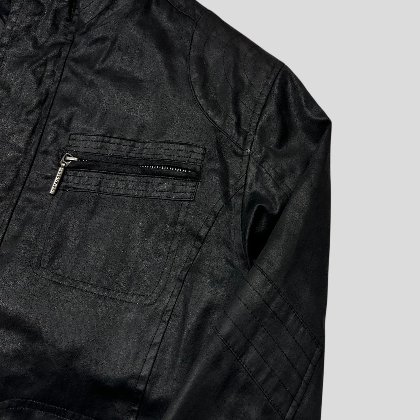 Kathrine Hamnett 00’s Poly Cotton Moto Bomber Jacket - M/L