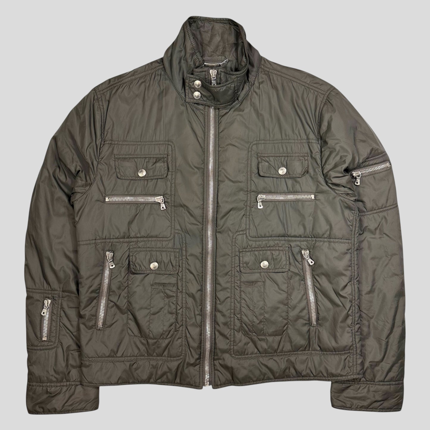 Dolce & Gabbana AW 2003 Multipocket Flight Jacket - L