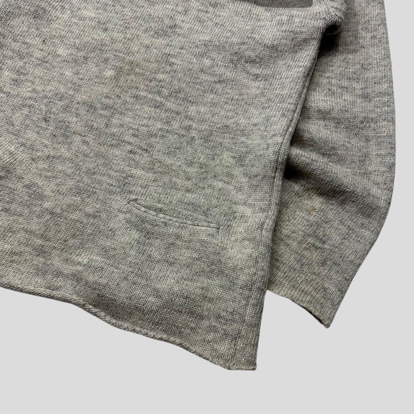 Comme Des Garçons 1995 Homme Striped Wool Collared Cardigan - M