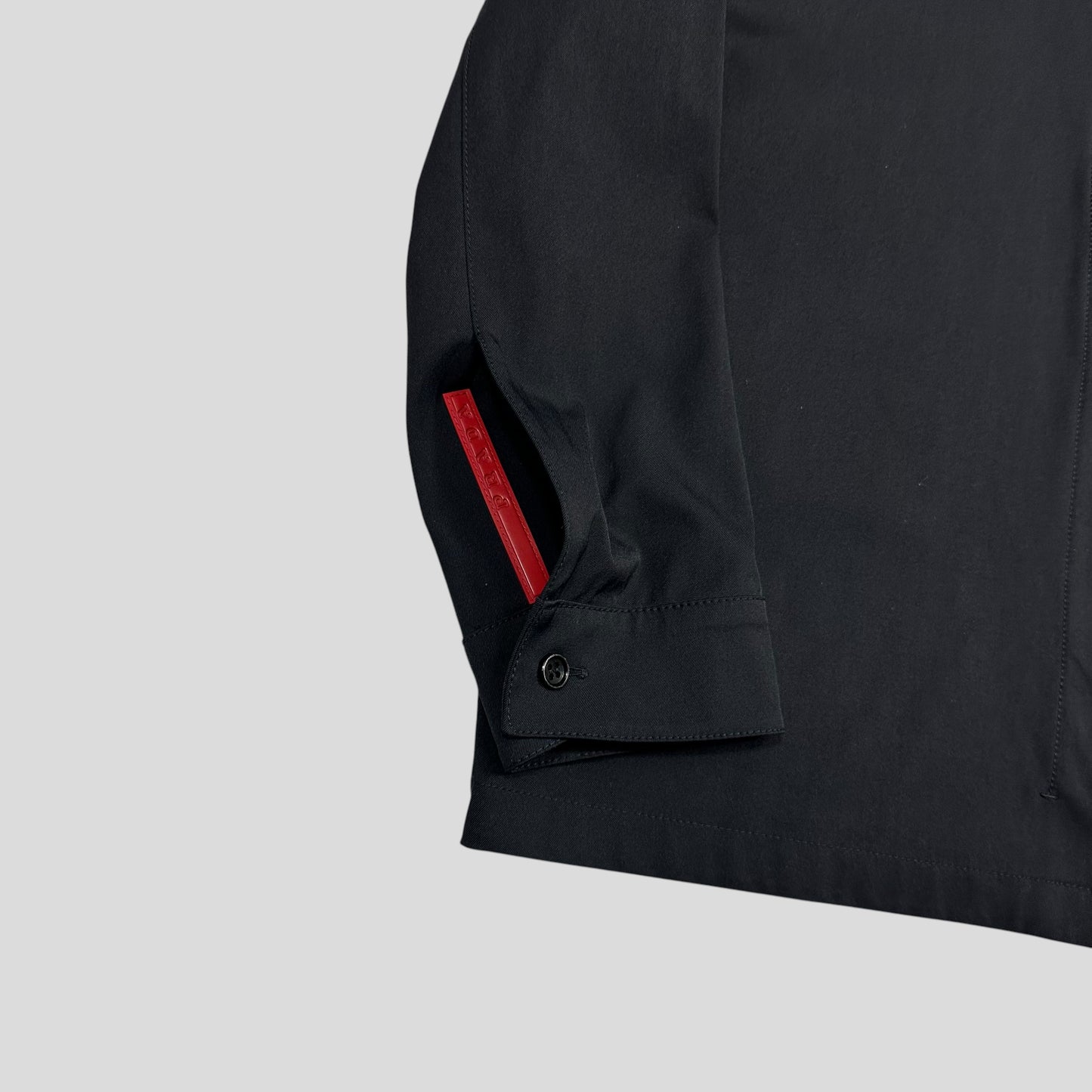 Prada Sport 1999 Nylon Panelled Zip-up Shirt - S/M