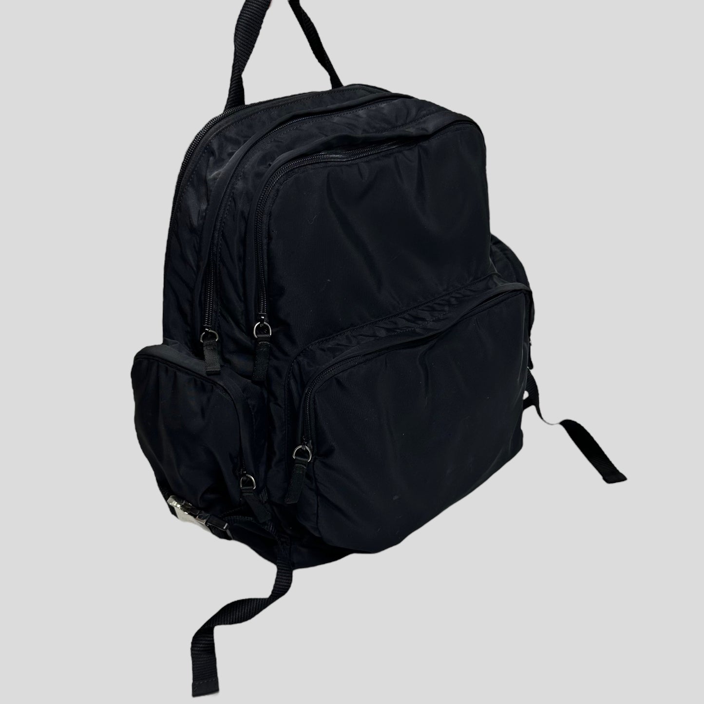 Prada Milano Nylon Multipocket Technical Backpack