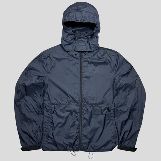Prada 2020 Rubber Logo Taped Seam Windbreaker Jacket - M