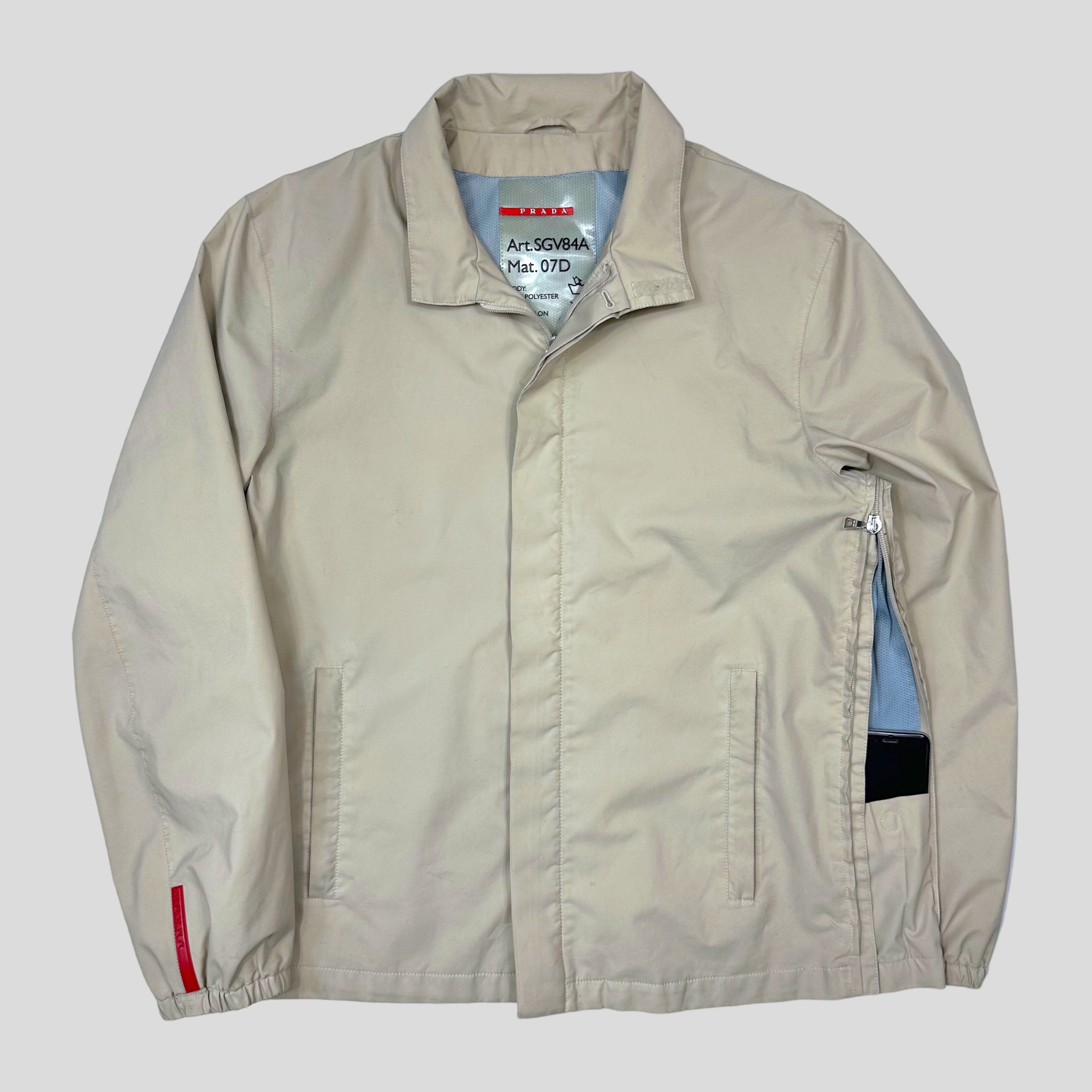 Prada Sport SS01 Goretex Stash Pocket Harrington Jacket - M/L 