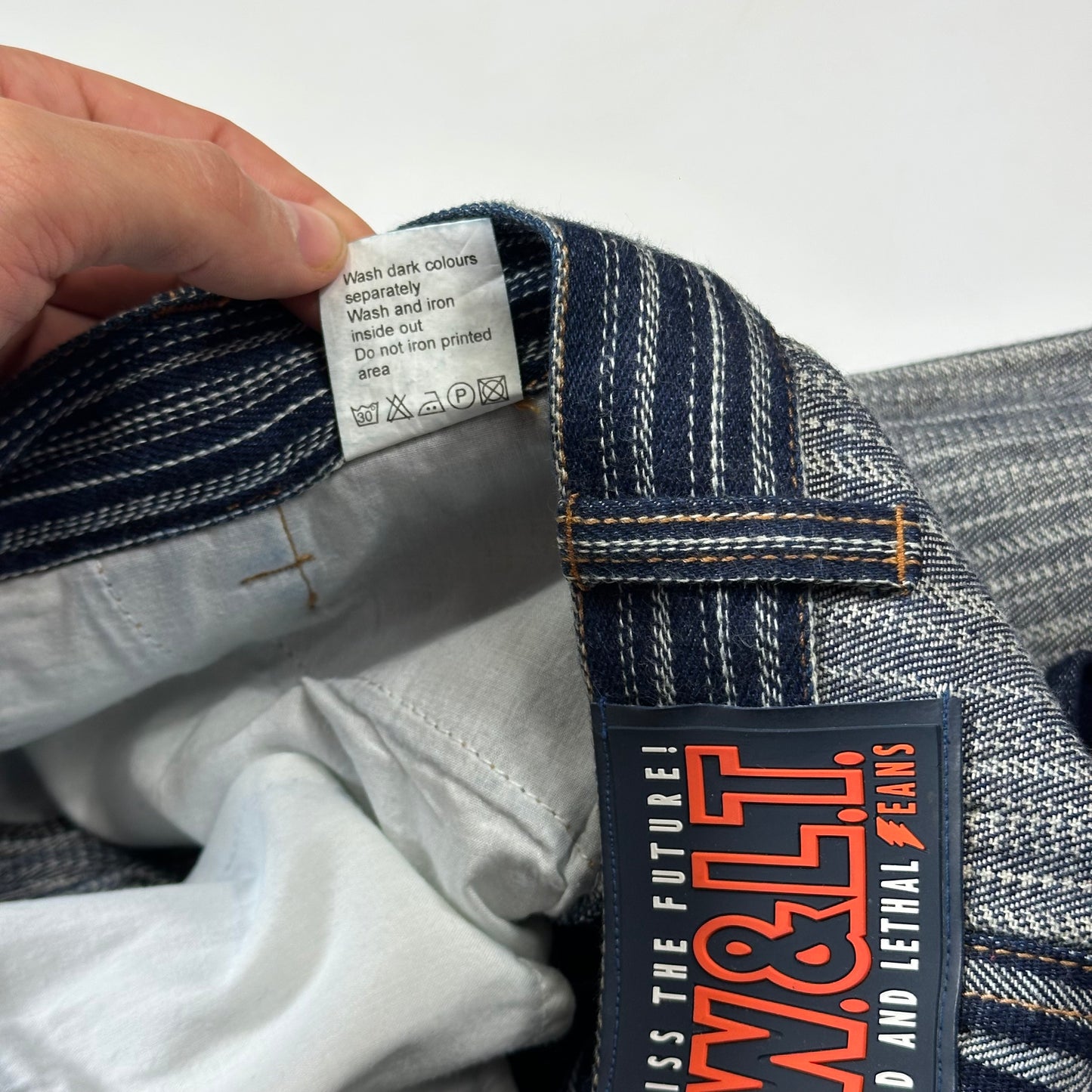 W+LT 00’s Denim Patchwork Skirt - S/M