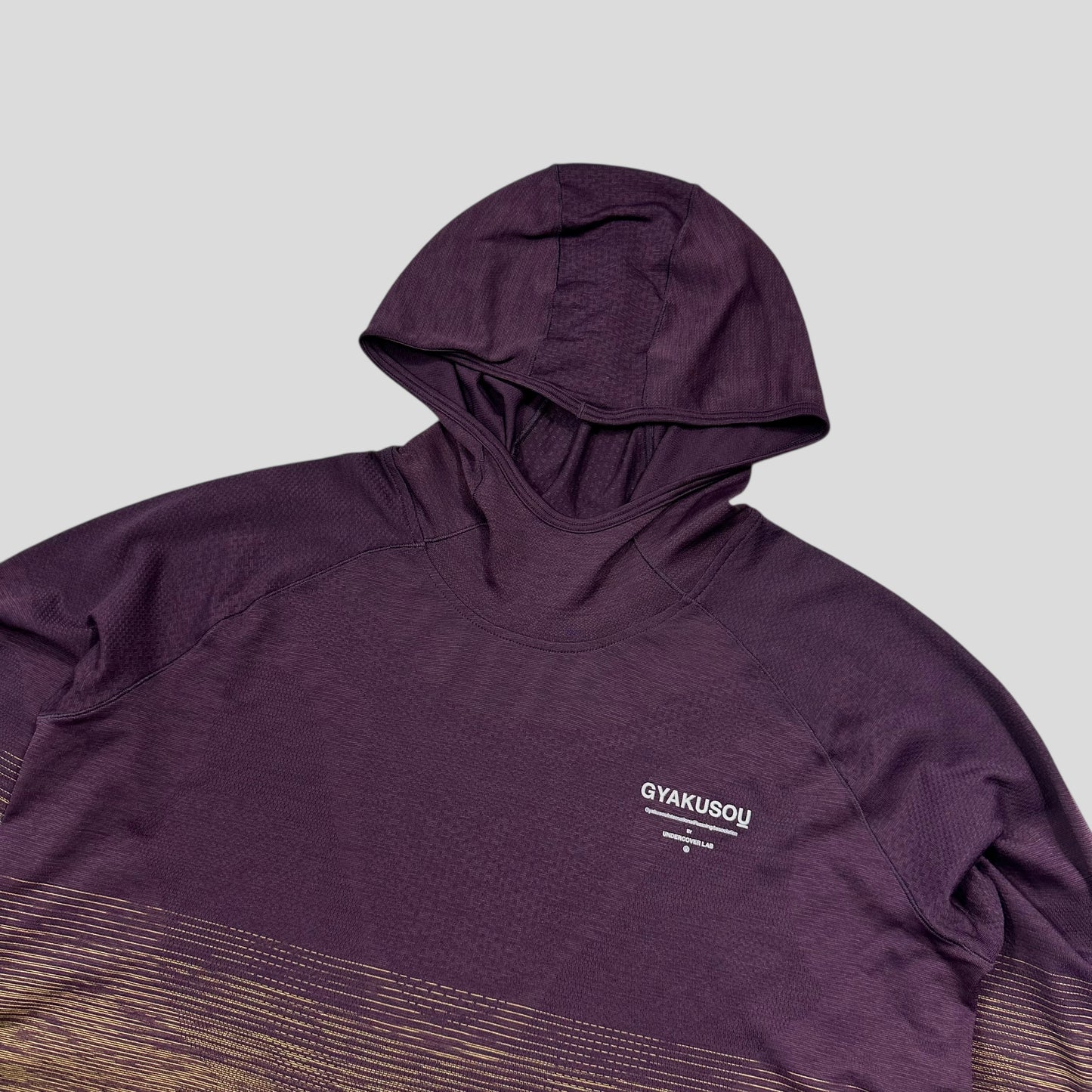 Nike Gyakusou SS17 Aeroreact Running Monks Sweat Map Hoodie - S/M