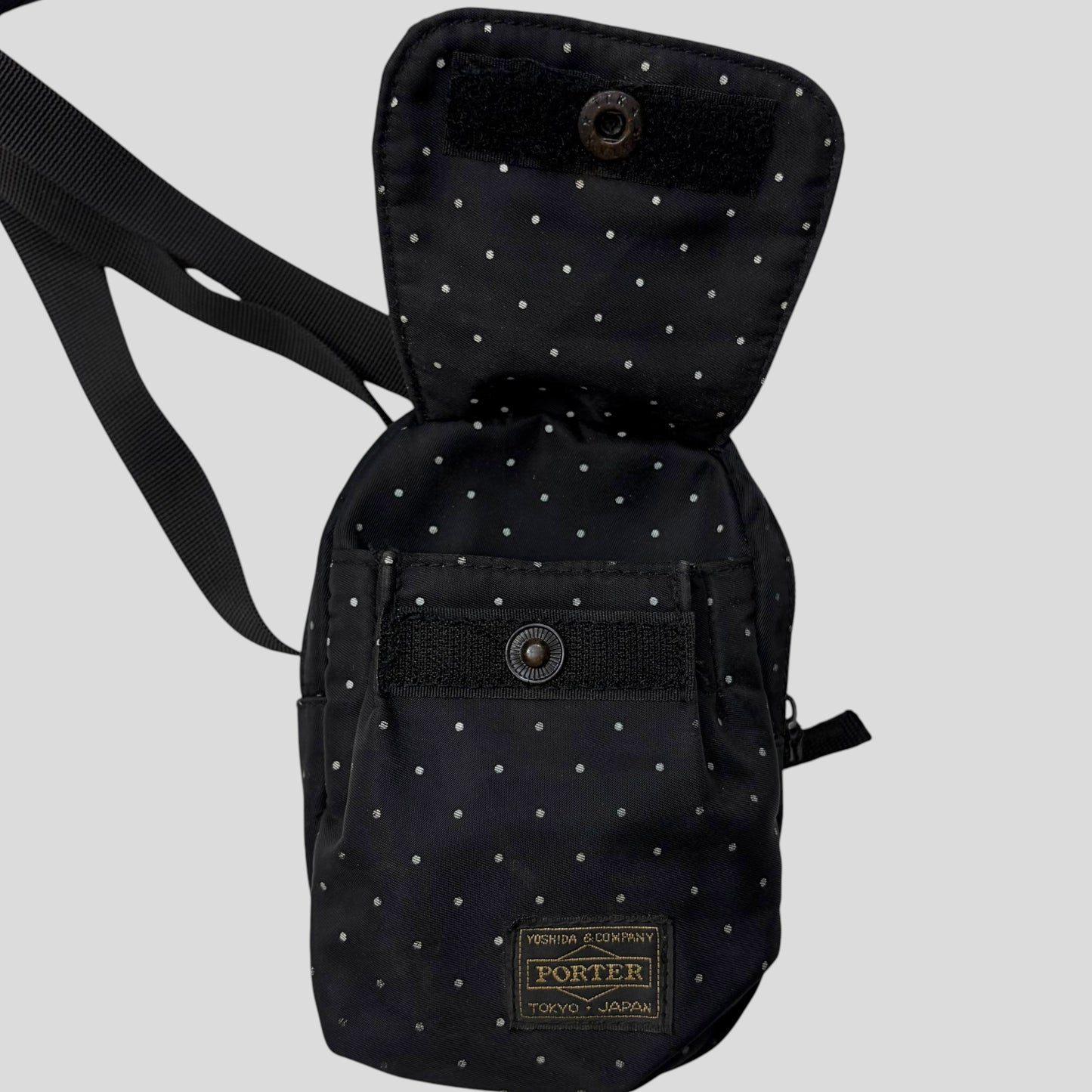 Porter Yoshida 00’s Polka Dot Mini Crossbody Camera Bag