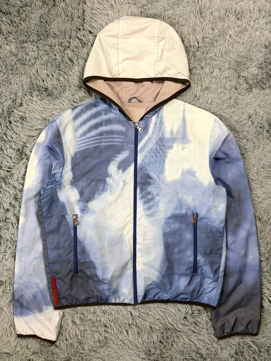 Prada Sport SS00 X-Ray Cloud Hooded Nylon Jacket- IT52 (M/L)