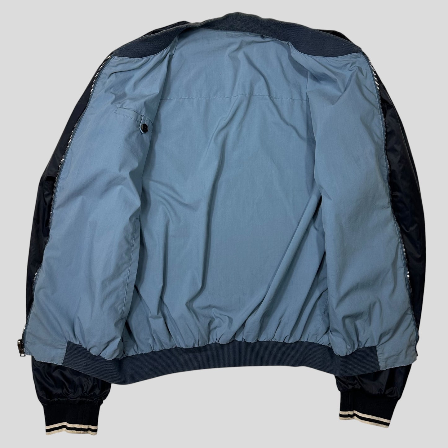 Prada Milano 2006 Reversible Pocket Logo Contrast Jacket - M
