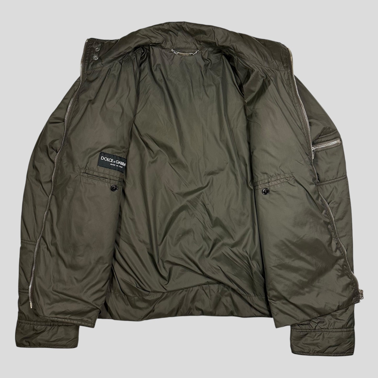 Dolce & Gabbana AW 2003 Multipocket Flight Jacket - L