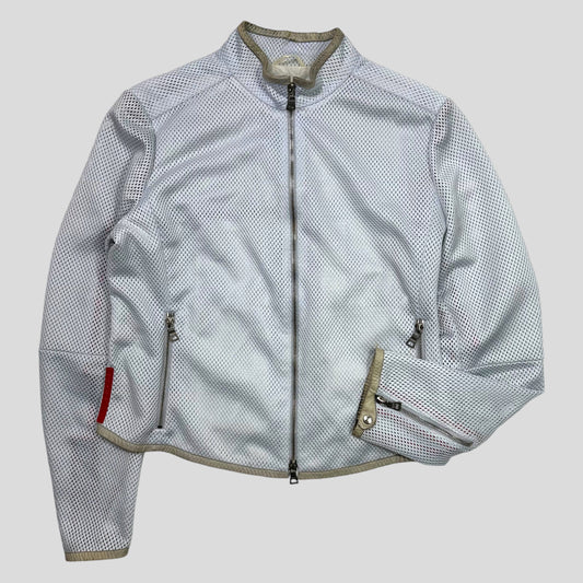 Prada Sport SS00 Technical Mesh Moto Jacket - IT46