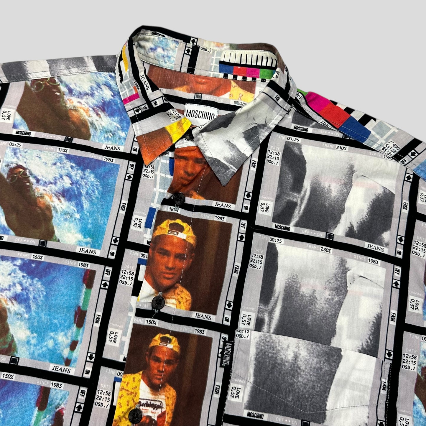 Moschino Jeans 1997 VHS Moving Images Longsleeve Shirt - L