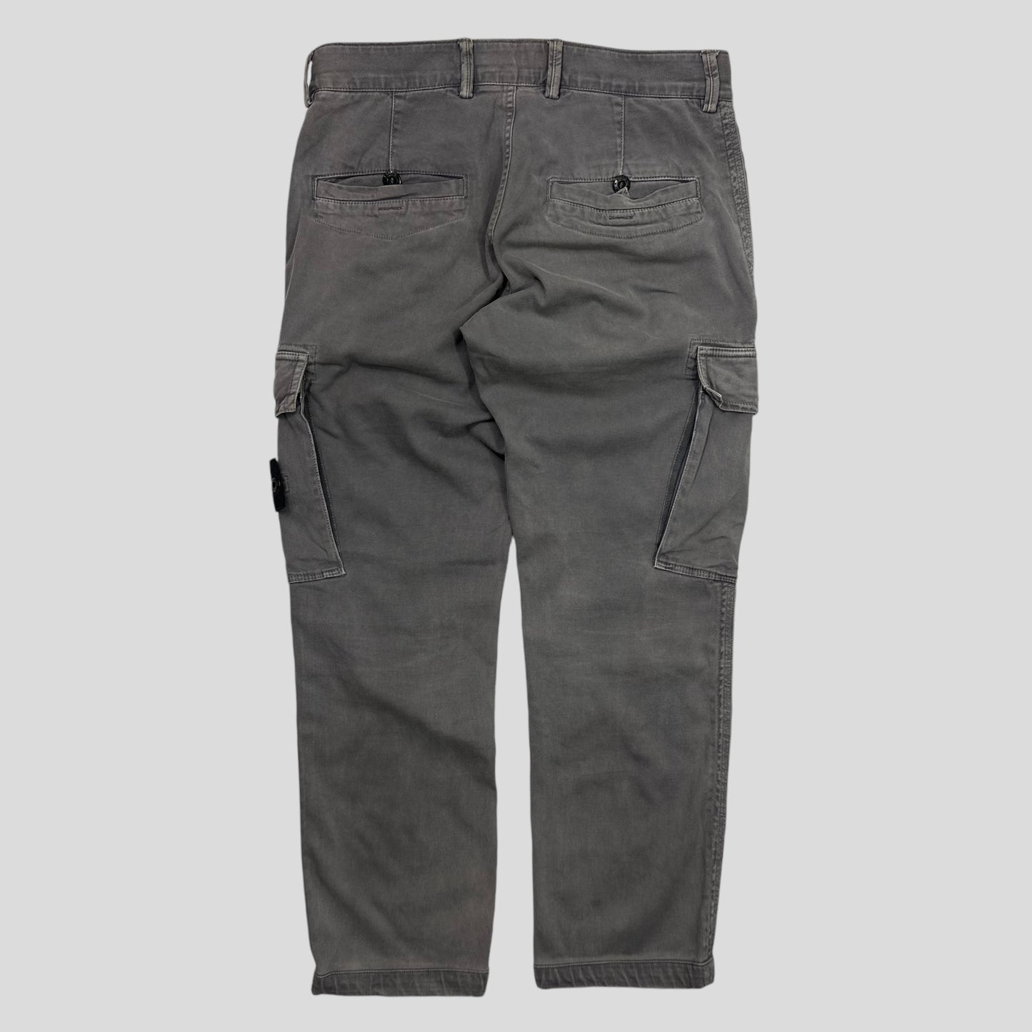 Stone Island SS14 Grey Combat Cargo Trousers - 28-30