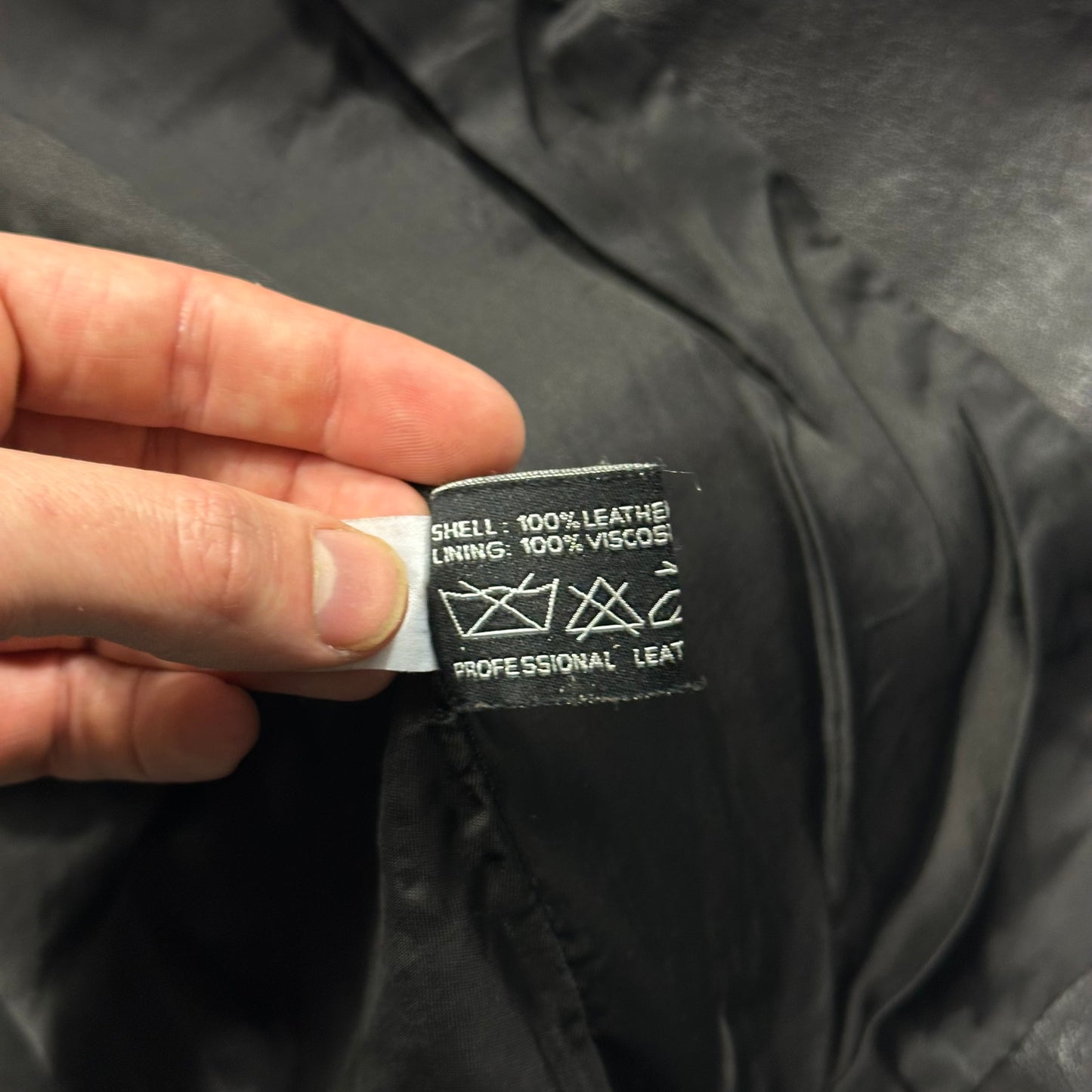 Paul Smith 00’s Multipocket Leather Nylon Lined Jacket - L/XL