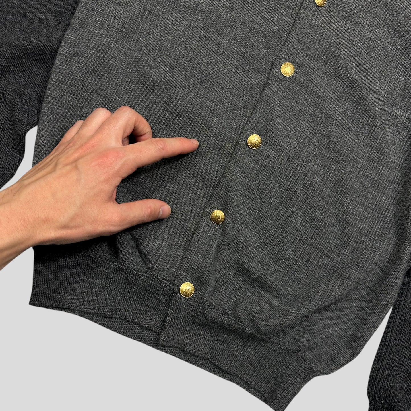 Comme Des Garçons Tricot 2011 Panelled Textured Cardigan - S