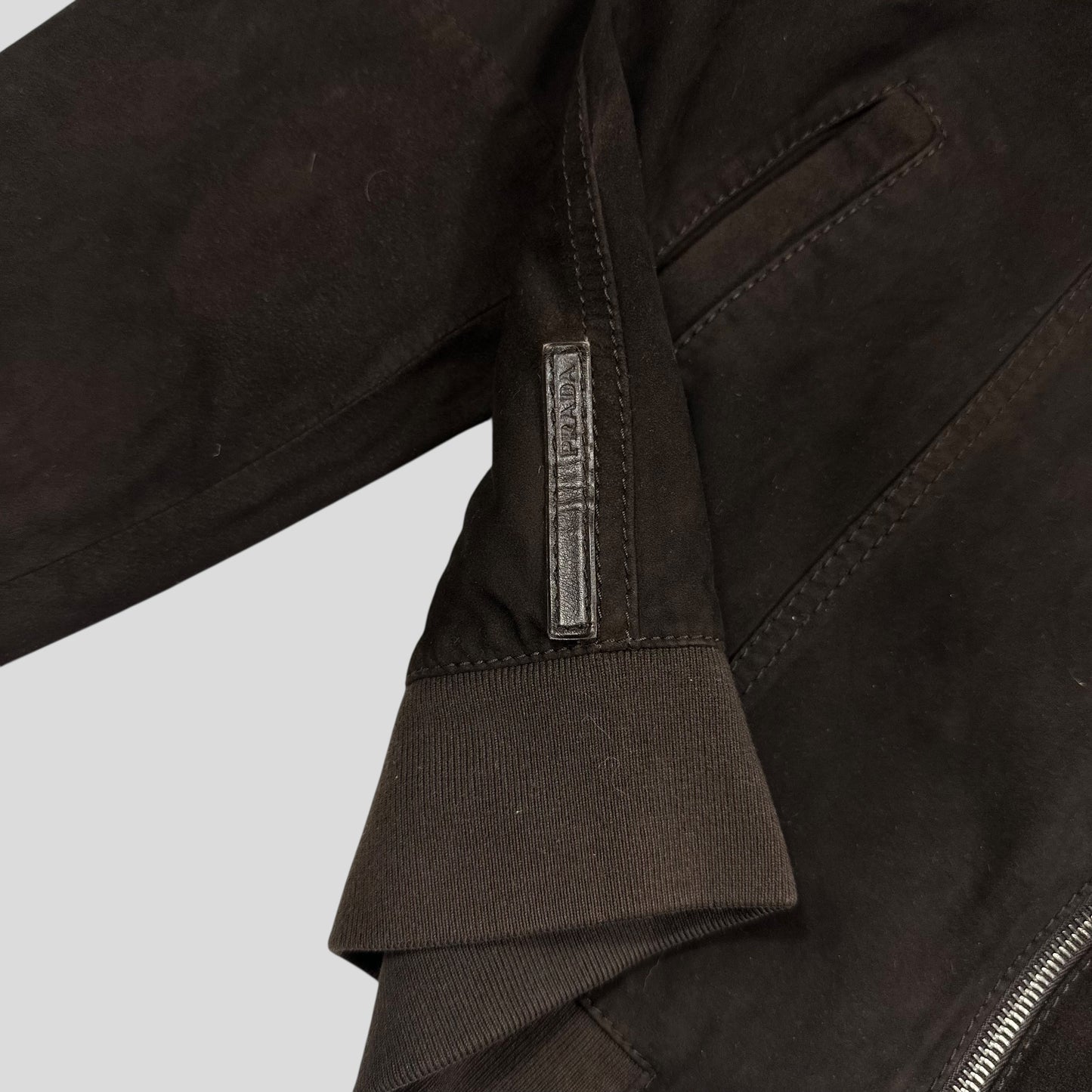 Prada Sport 2006 Leather Suede Perforated Western Jacket - IT52 (M)