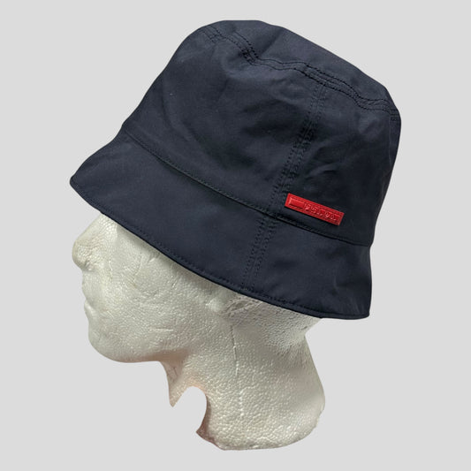 Prada Sport 00’s Navy Goretex Bucket Hat - S