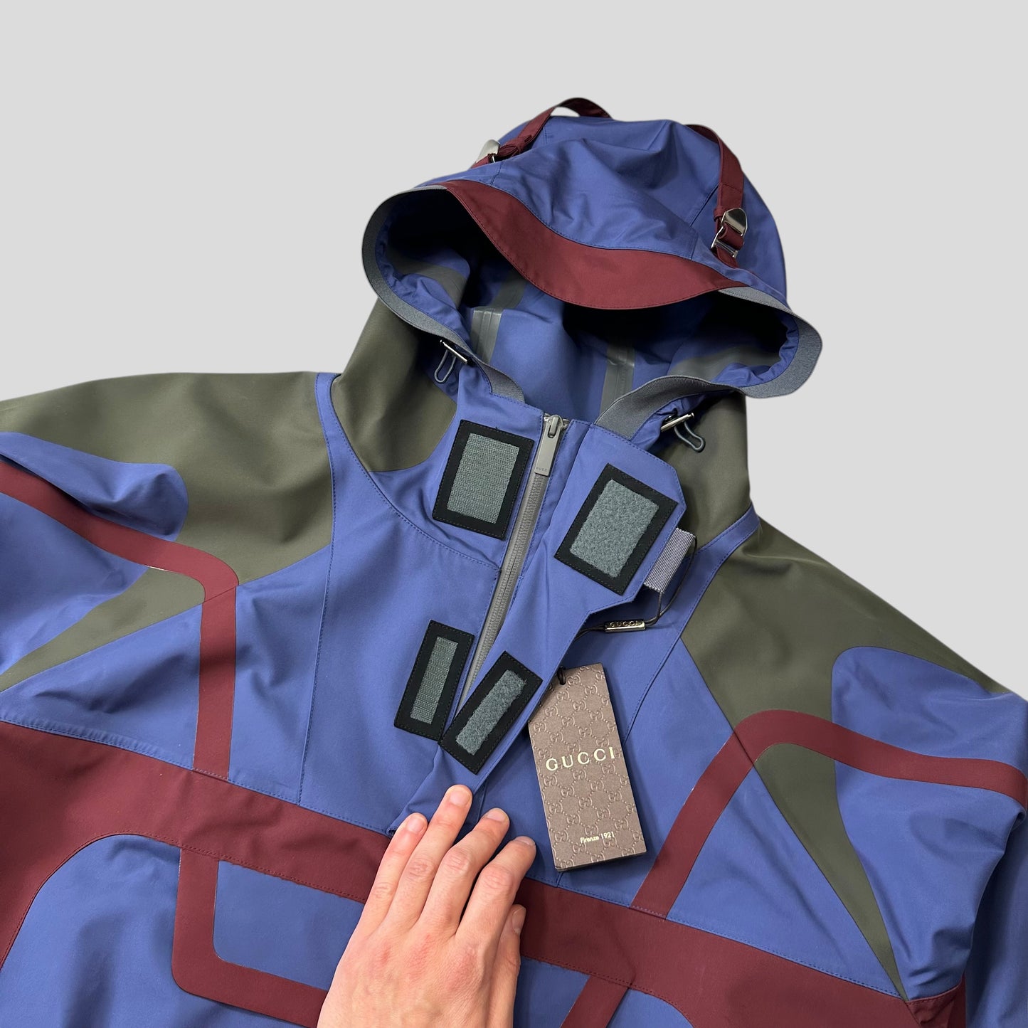 Gucci 2014 Runway Ultra Technical Taped Seam Pullover Jacket - L/XL