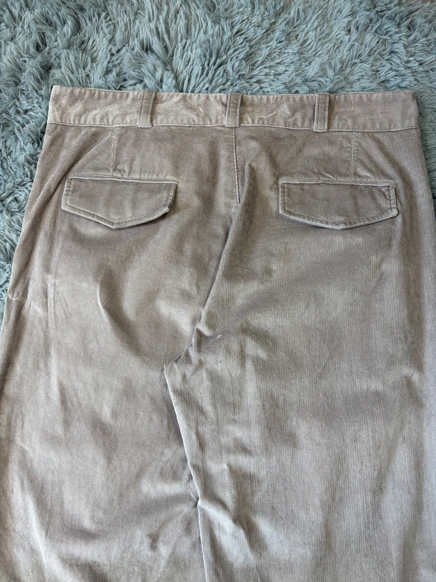 Gucci by Tom Ford 2004 Liquid Velvet Corduroy Western Trousers - IT52