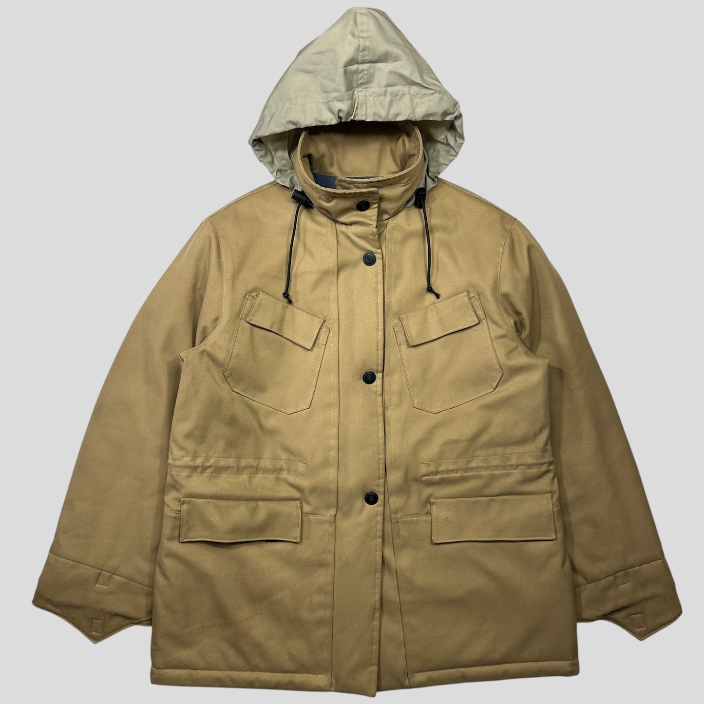 Massimo Osti Studio 1999 Asymmetrical Cuff Padded Field Jacket - M