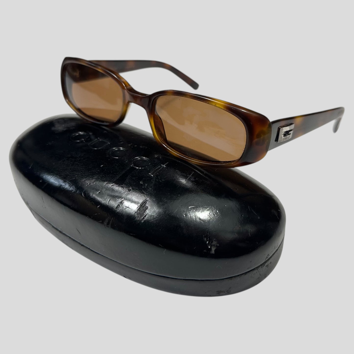 Gucci by Tom Ford 90’s Tortoiseshell Orange Lens Sunglasses