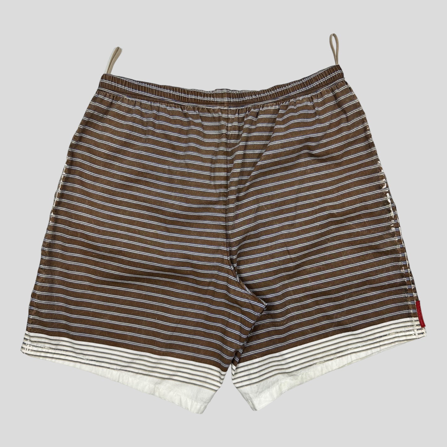 Prada Sport SS07 Acid Treatment Striped Shorts DSWT - IT48