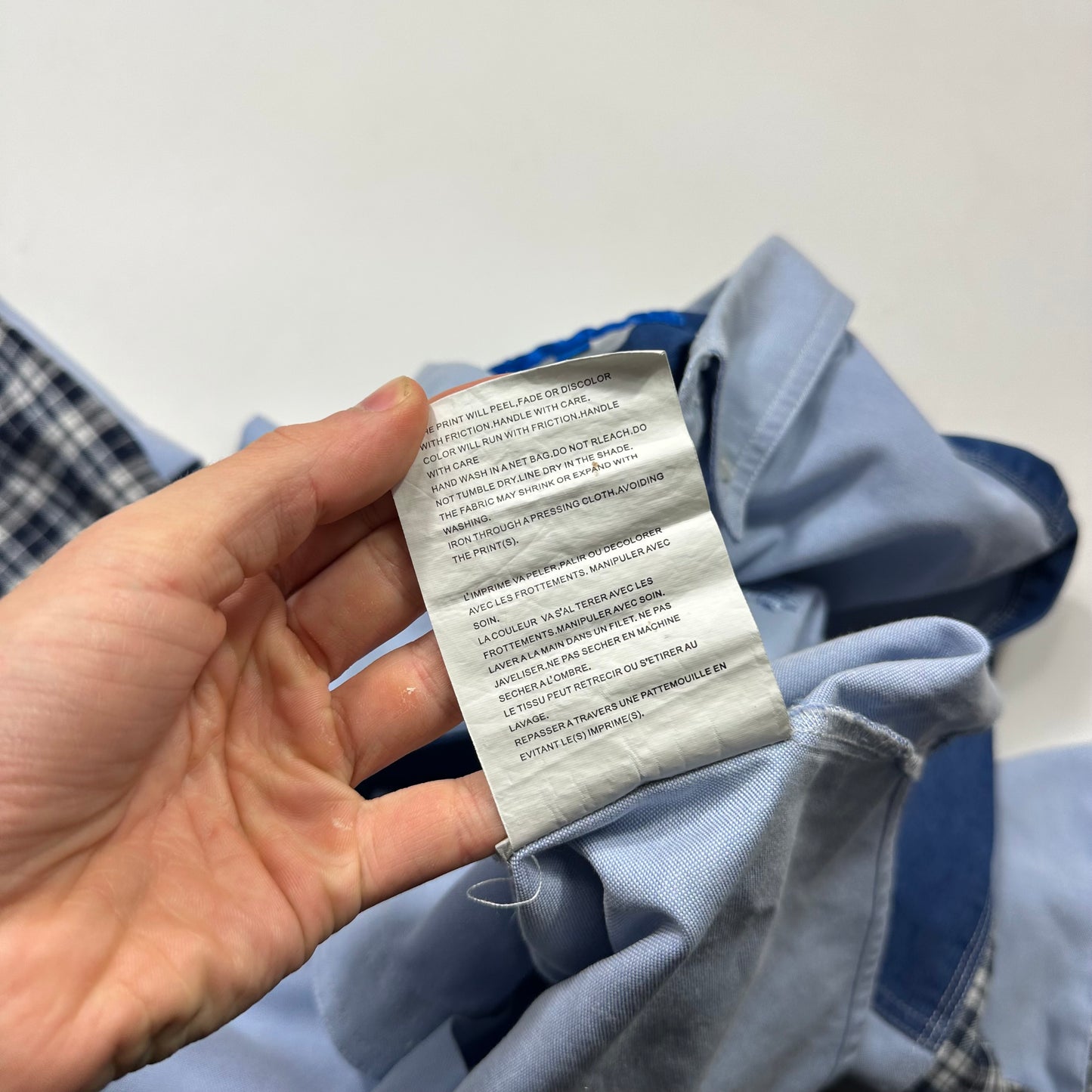 Junya Watanabe x Brooks Brothers 2005 Patchwork Cargo Shirt - M (S)