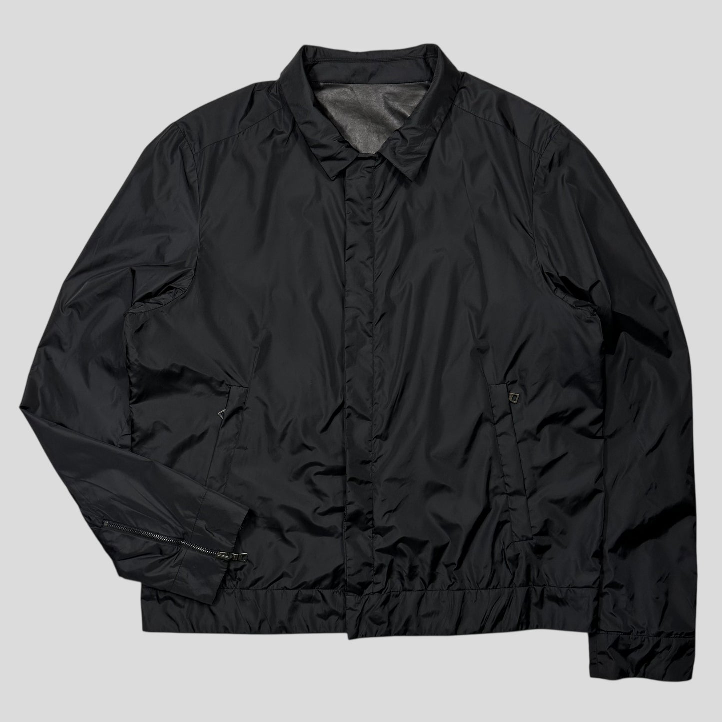 Prada Sport 2007 Glove Leather + Nylon Reversible Work Jacket - IT54 (L)