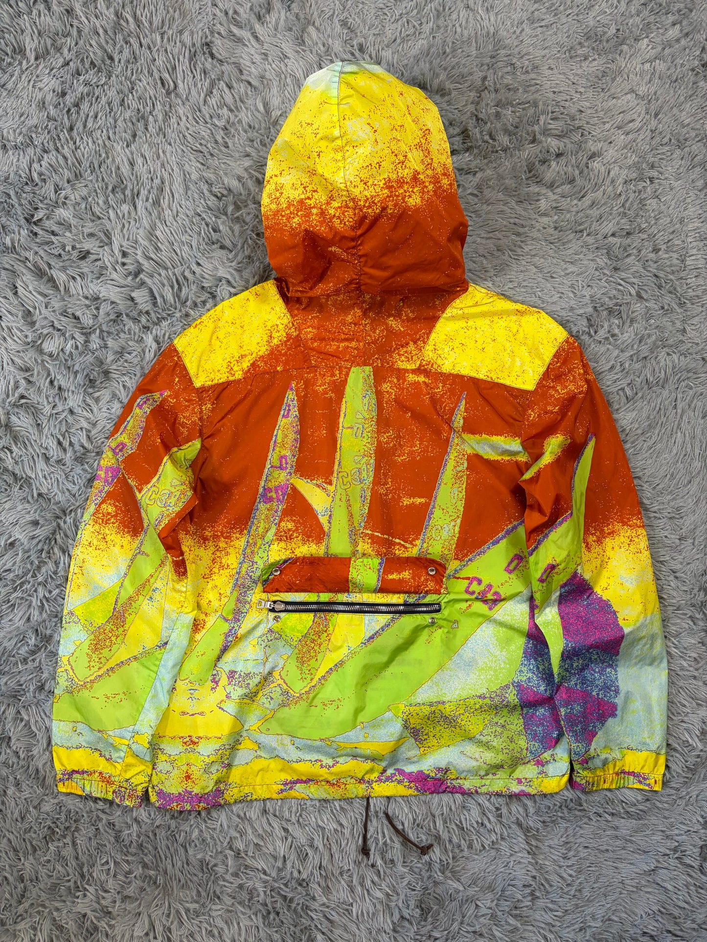 Prada Sport 00’s Thermal Sailing Heatmap Nylon Bag Jacket - S/M