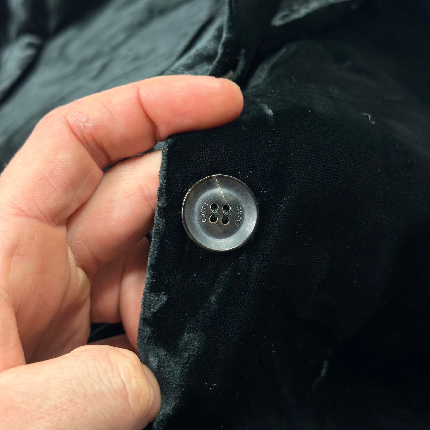 Gucci by Tom Ford 1999 Velour Velvet Runway Jacket - IT46 (UK10)