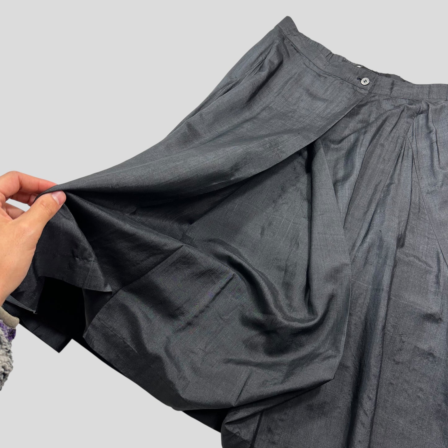 Issey Miyake 90’s Permanente Silk Layered Skirt - M