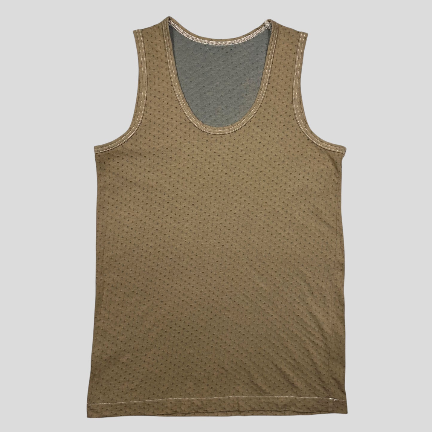 Comme Des Garçons Tricot 1994 Reversible Inside Out Perforated Vest Top - S/M