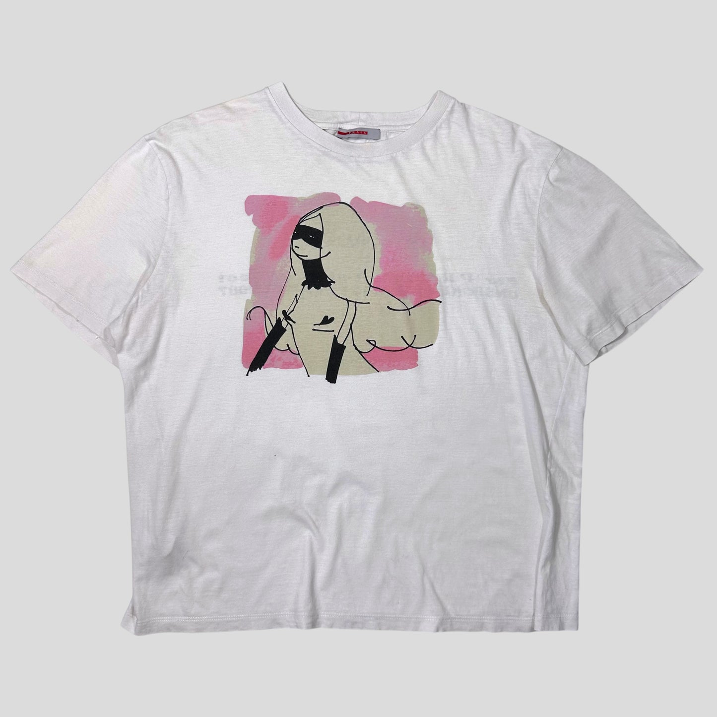 Prada Sport 2007 Unspoken Dialogue Graphic T-shirt - M/L