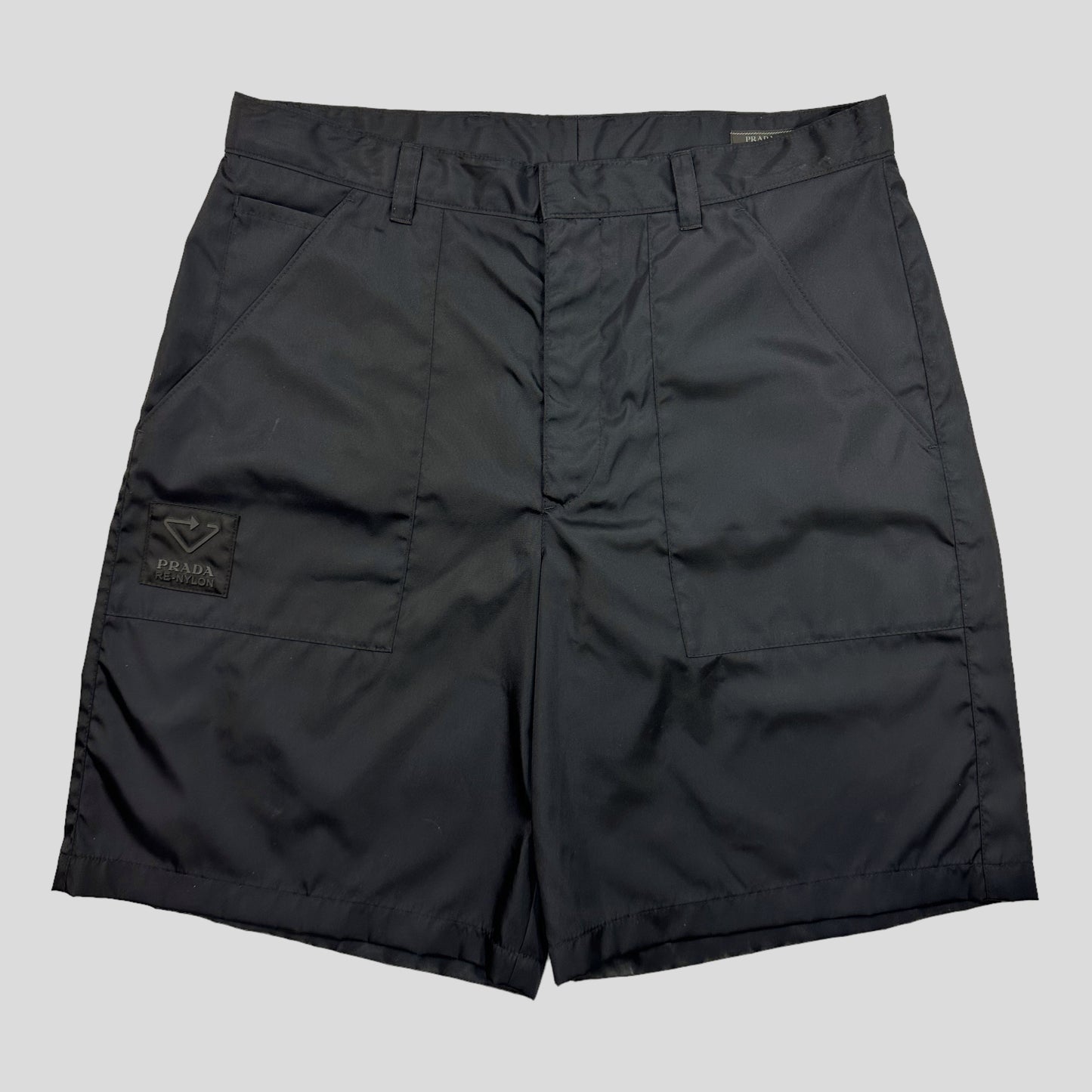 Prada Milano 2021 Re-nylon Baggy Bermuda Shorts - IT52