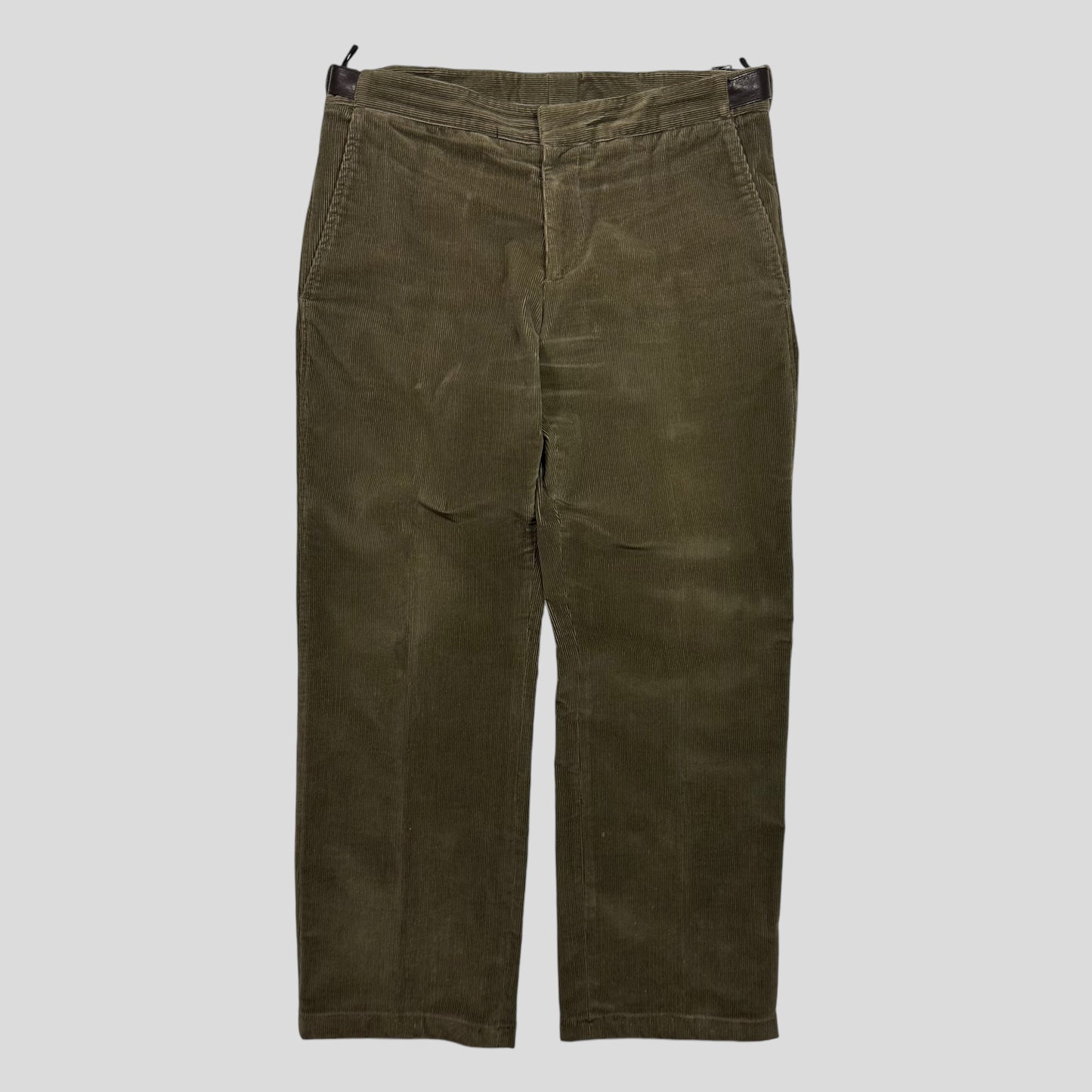 Prada Sport 2006 Belted Corduroy Trousers - IT50