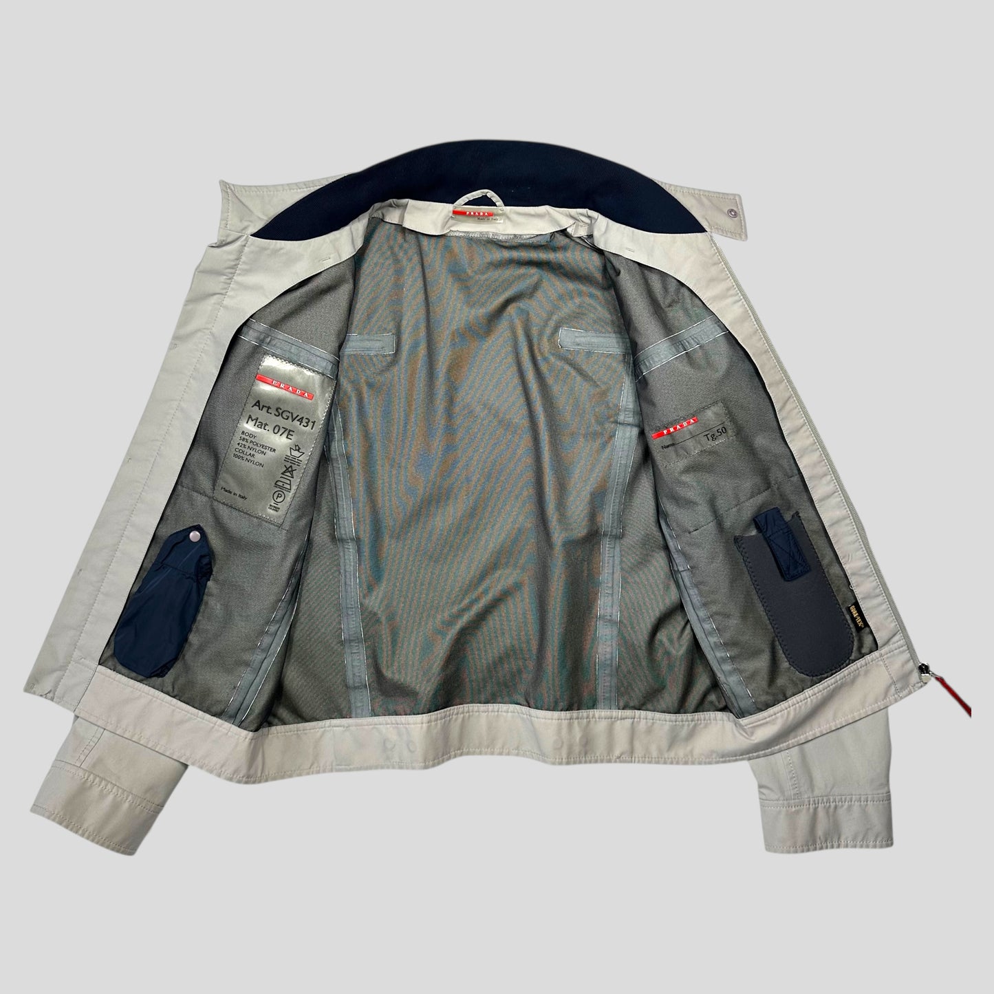 Prada Sport SS00 Goretex Moto Jacket with Neoprene Multipockets - IT50 (M)