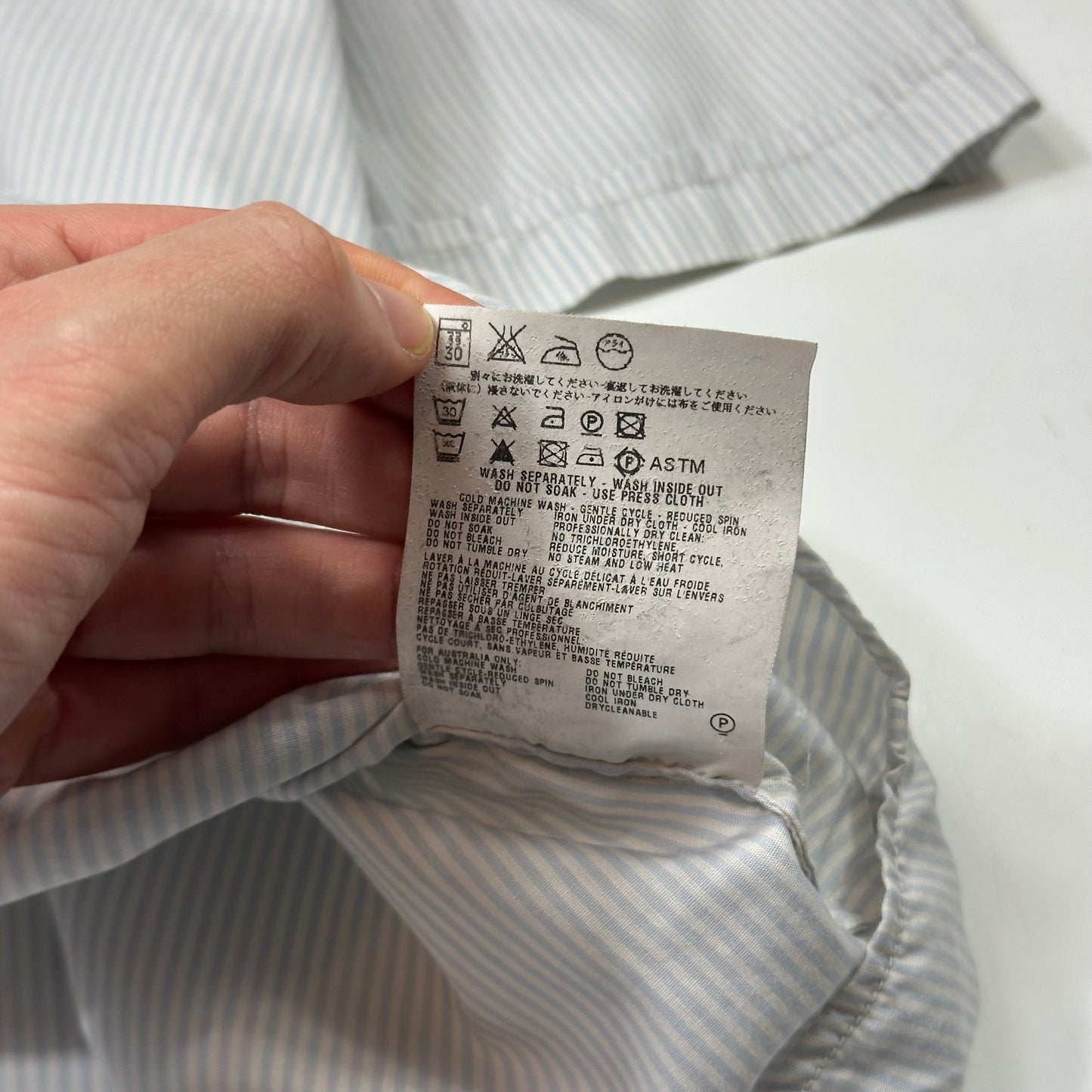 Prada Sport 00’s Ventilated Striped Cotton Shirt - L/XL