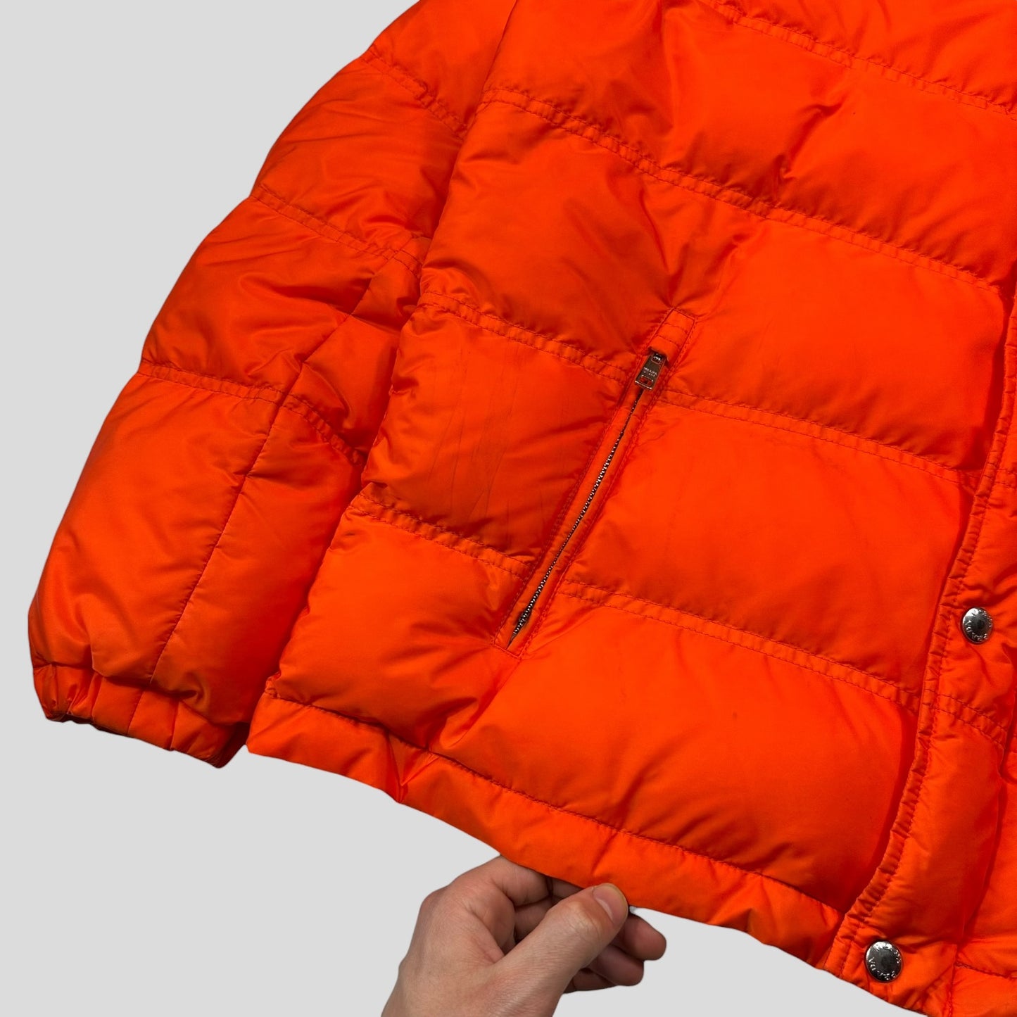 Prada Milano 2020 Orange Nylon Puffer Jacket - IT56 (L/XL)