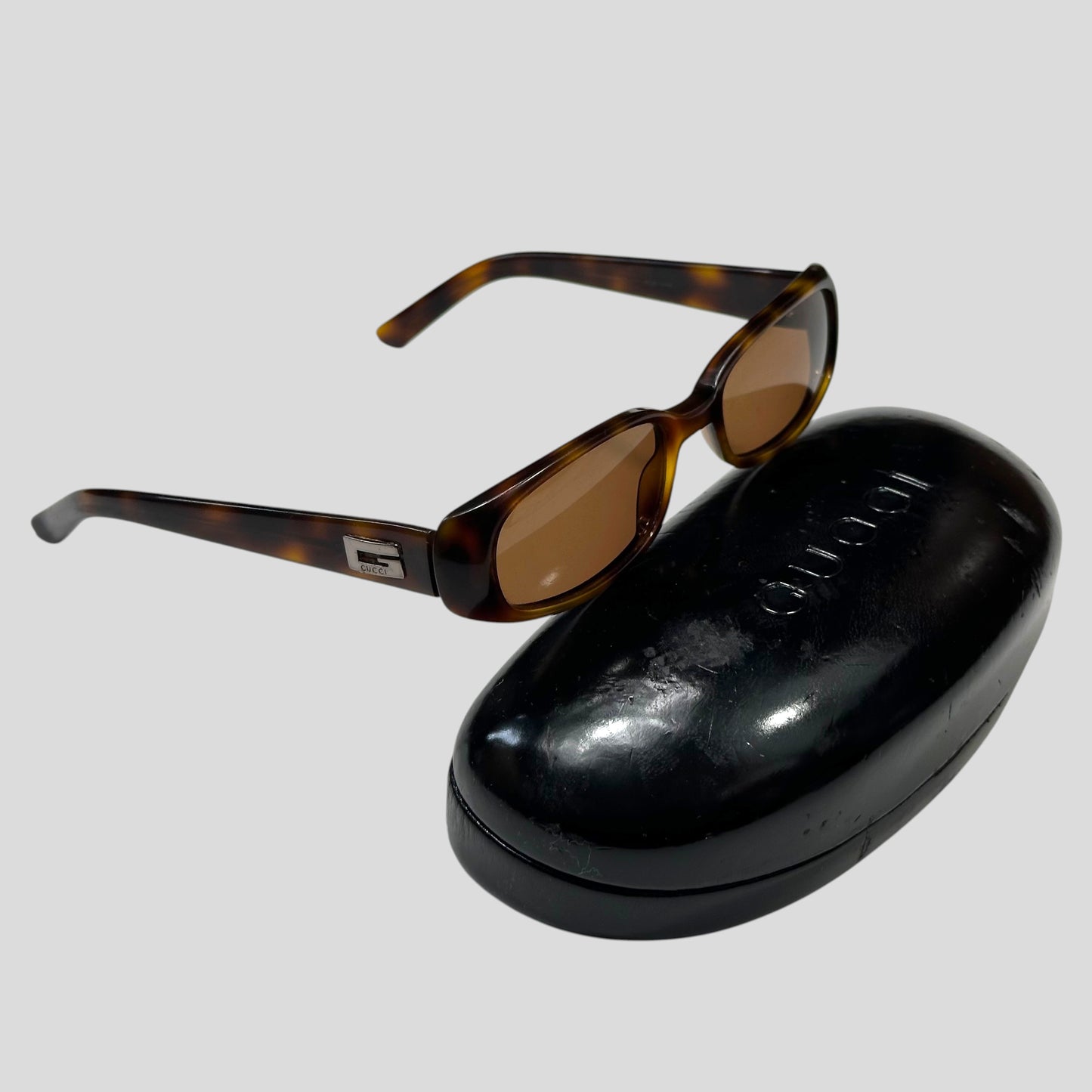 Gucci by Tom Ford 90’s Tortoiseshell Orange Lens Sunglasses