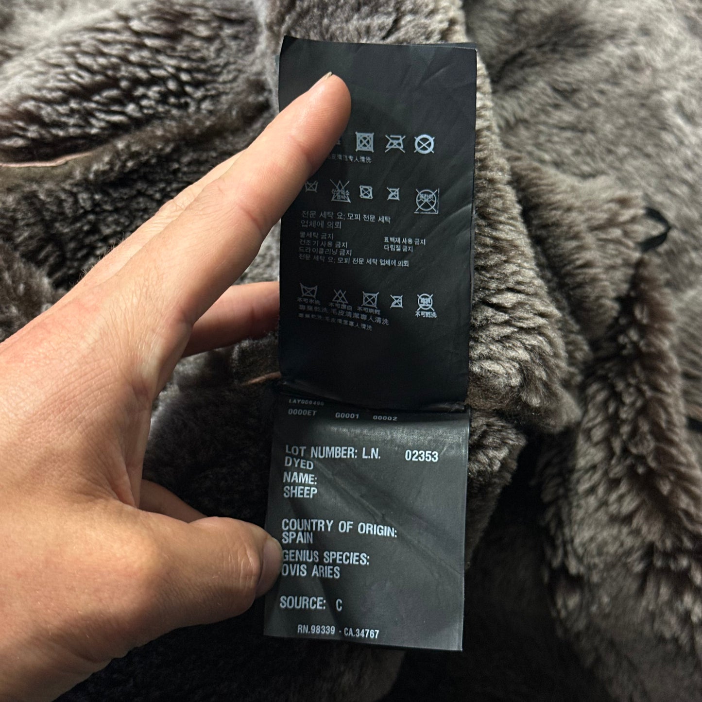 Prada Milano 2010 Sheepskin Fur & Leather Strap Hooded Coat - IT50