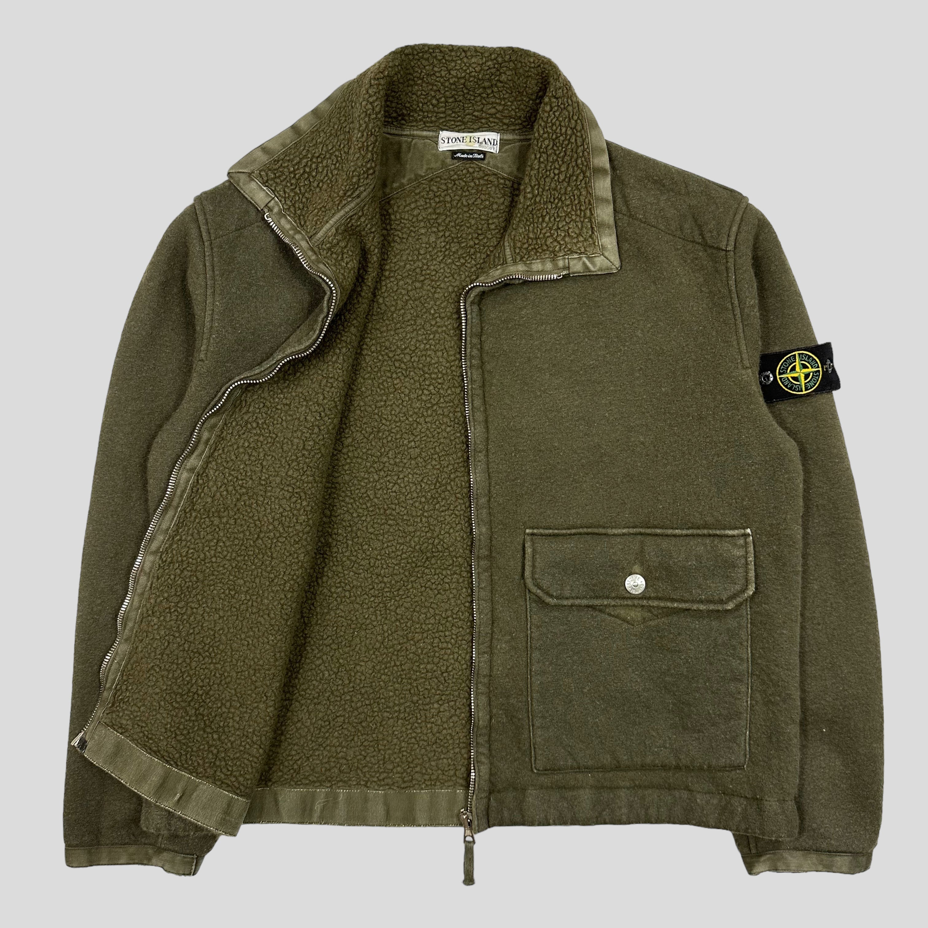 Stone store island sherpa