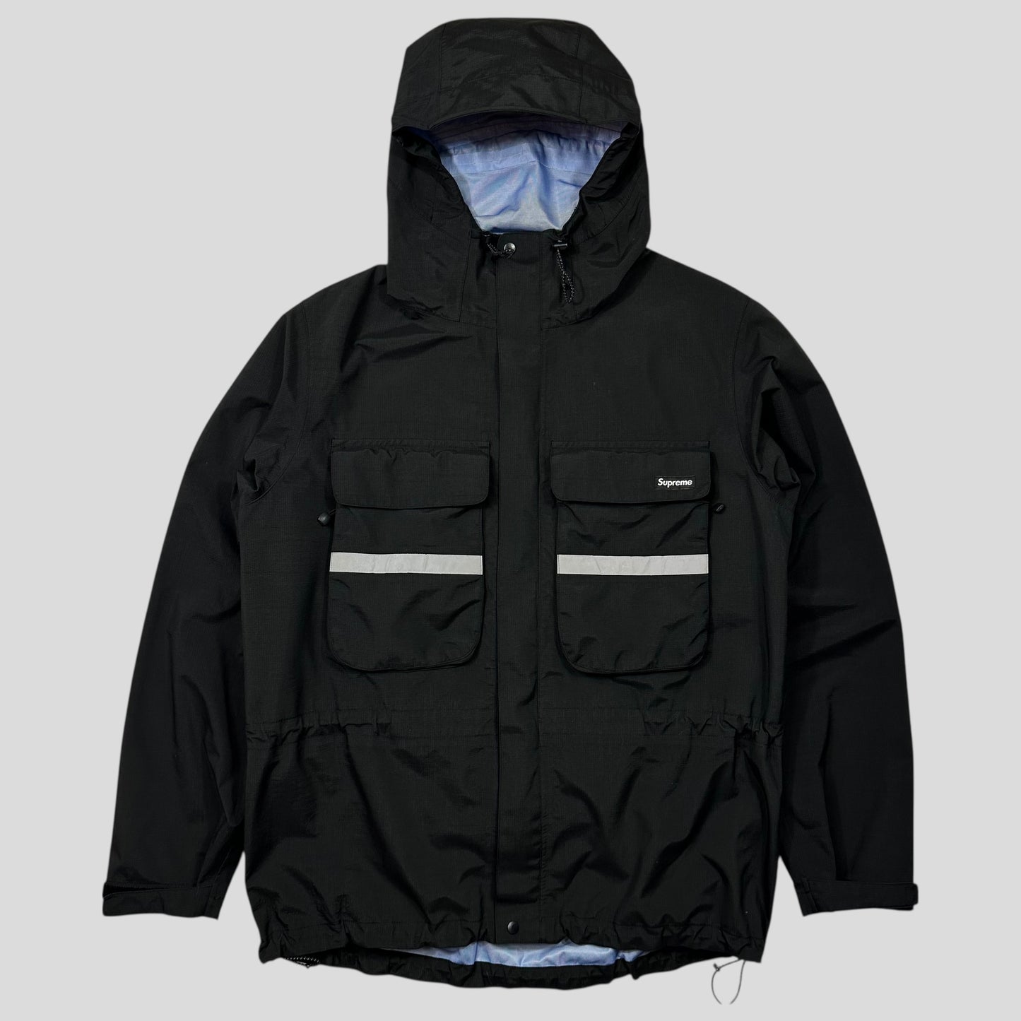 Supreme FW14 3M Taped Seam Reflective Skepta Jacket - L