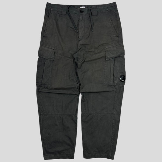 CP Company SS22 Grey Cargo Combat Trousers - 34-36