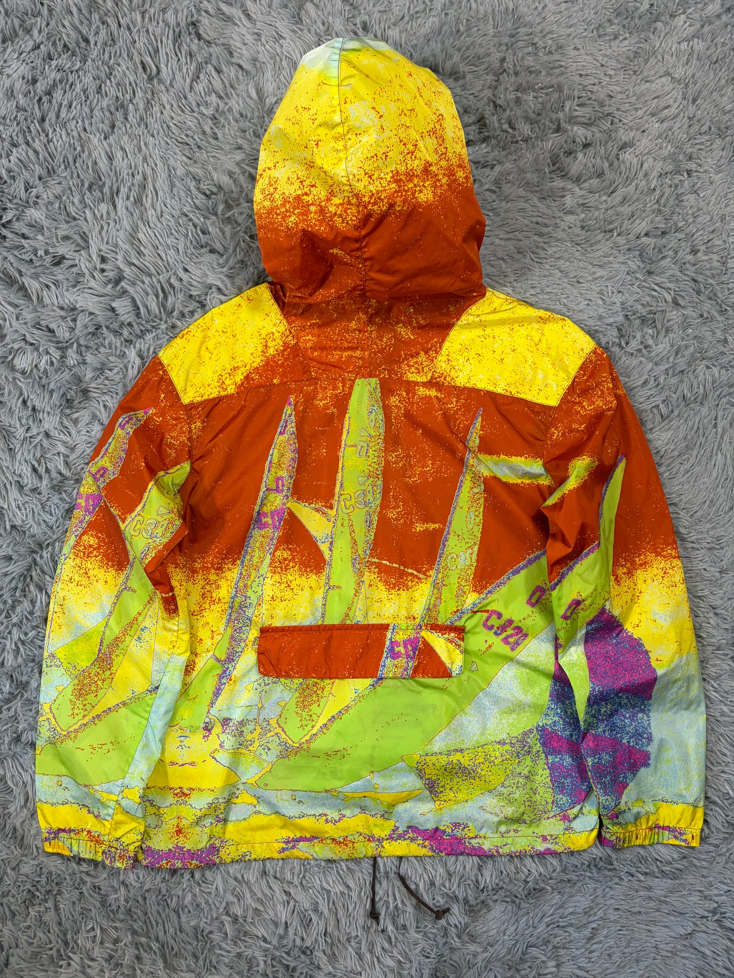 Prada Sport 00’s Thermal Sailing Heatmap Nylon Bag Jacket - S/M