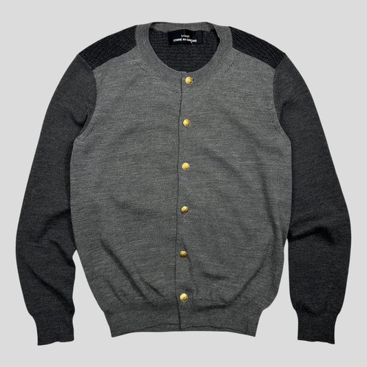 Comme Des Garçons Tricot 2011 Panelled Textured Cardigan - S
