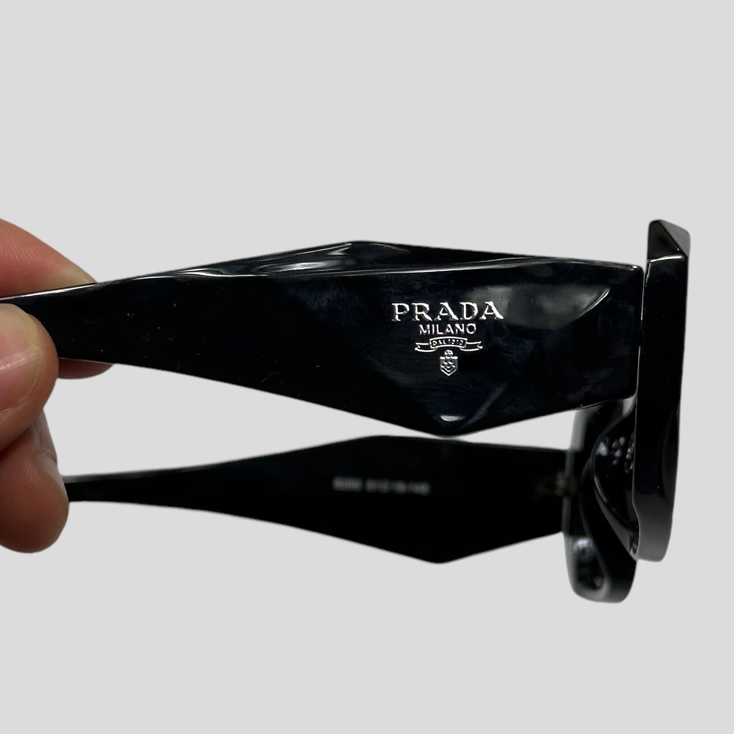 Prada Milano Square Frame Logo Sunglasses