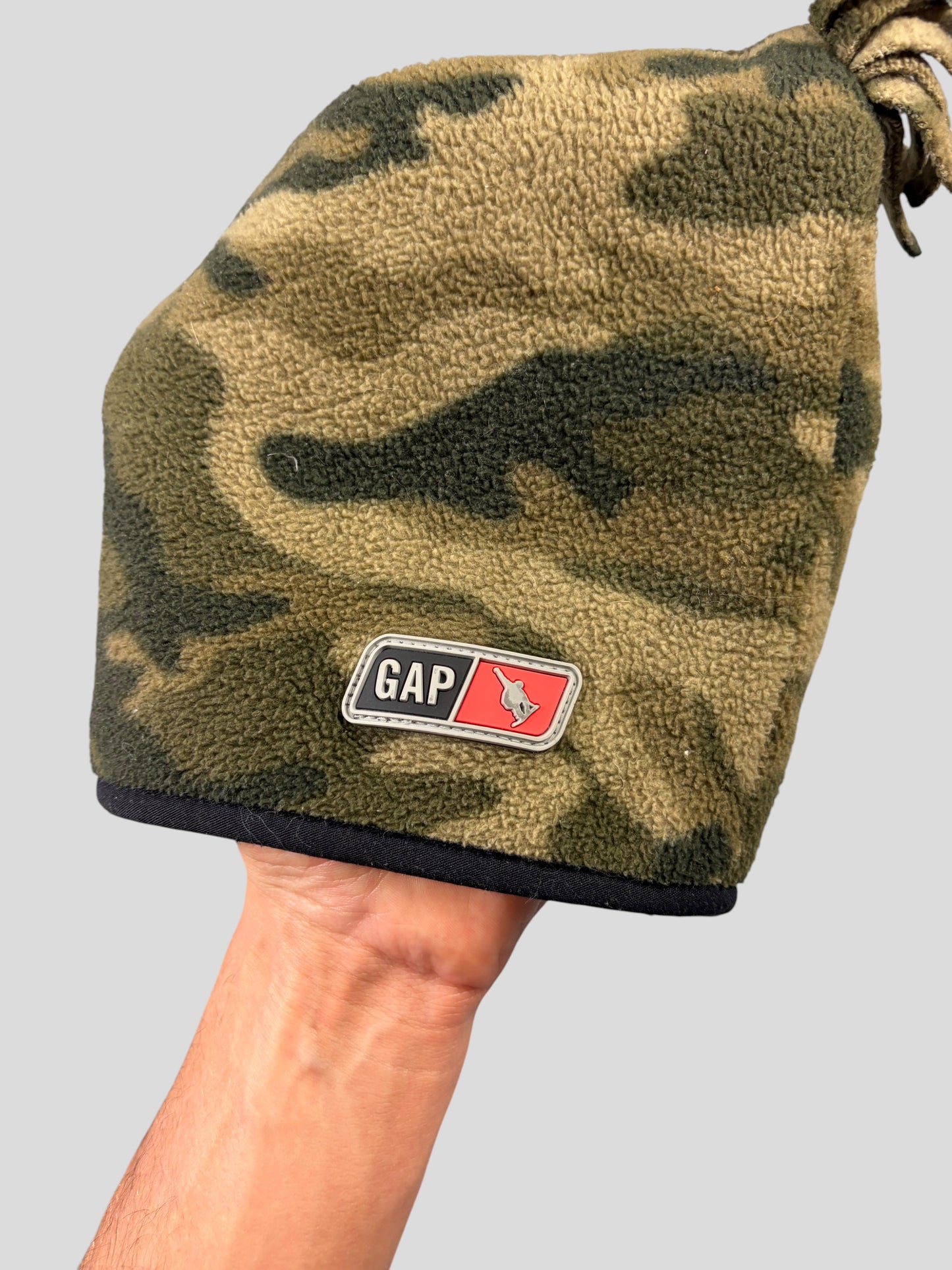 GAP 00’s Jester Bobble Camo Fleece Ski Hat - S/M