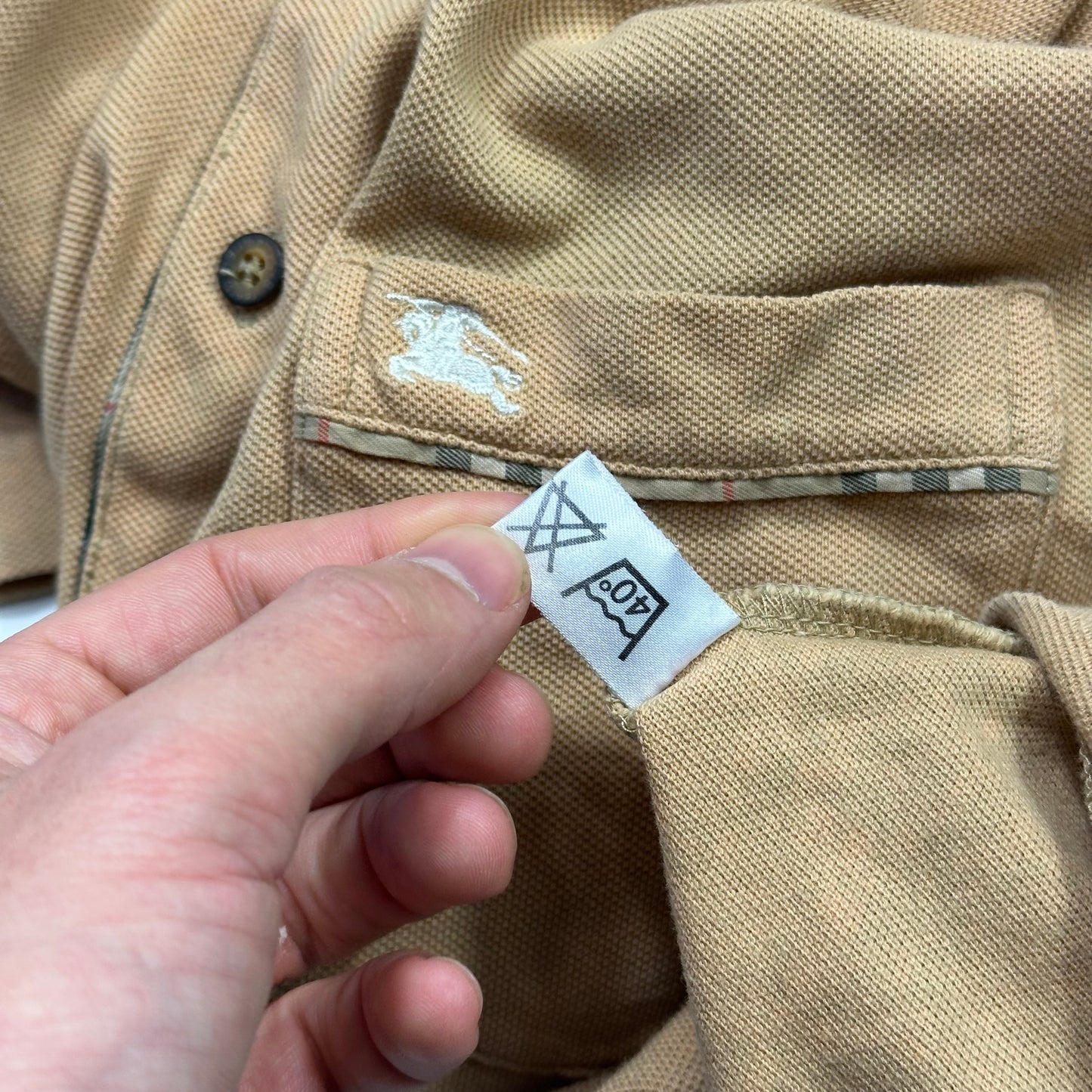 Burberrys 90’s Nova Check Prorsum Polo Shirt - M