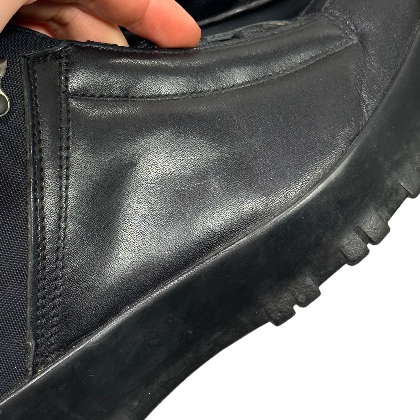 Prada Sport 00’s Leather & Nylon Boots - UK6