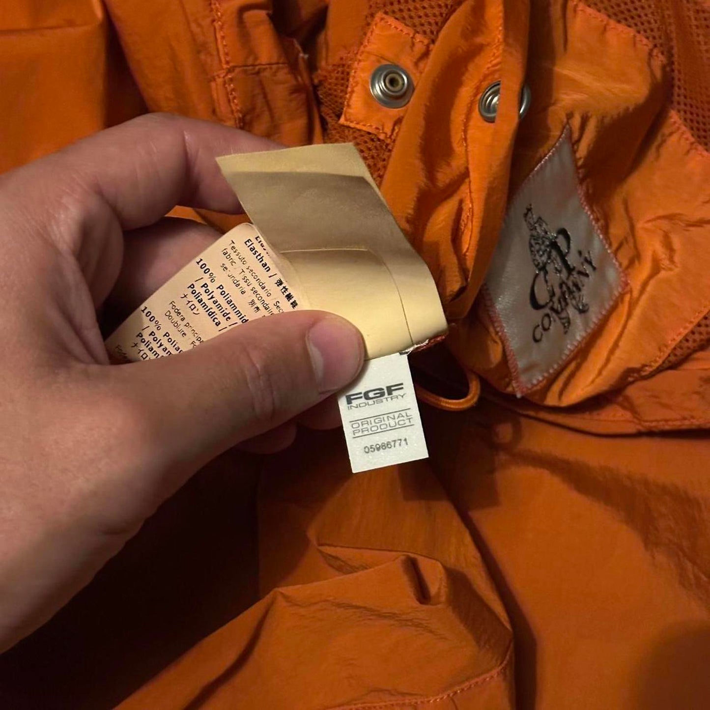 CP Company Chrome Lightweight Windbreaker Goggle Jacket - IT50 (M)