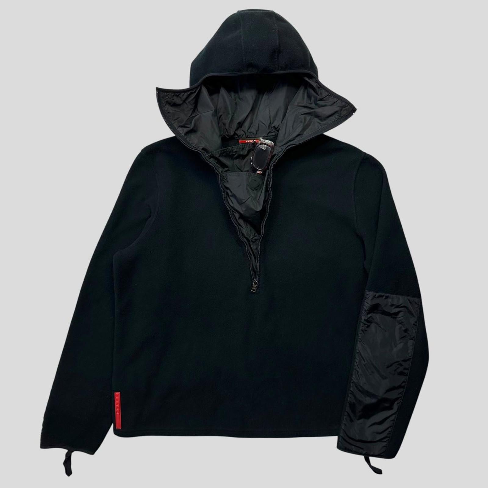 Prada Sport AW00 Balaclava Ninja Fleece Jacket - L – Warmwaves